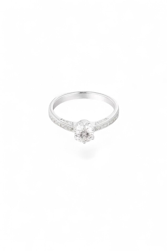 Bague solitaire fiançailles Margot