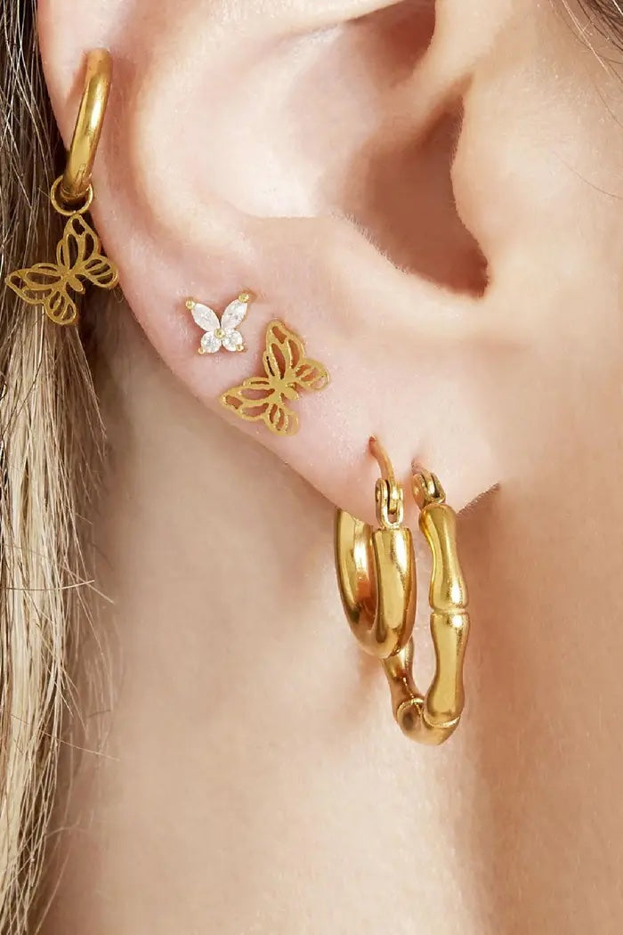 Boucles d'oreilles Butterfly